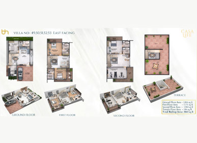 4 BHK + MP Plan